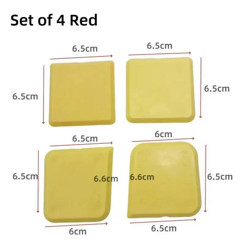 Grout Saw Removal - 4Pcs Yellow Silicone Grout Removal Tool