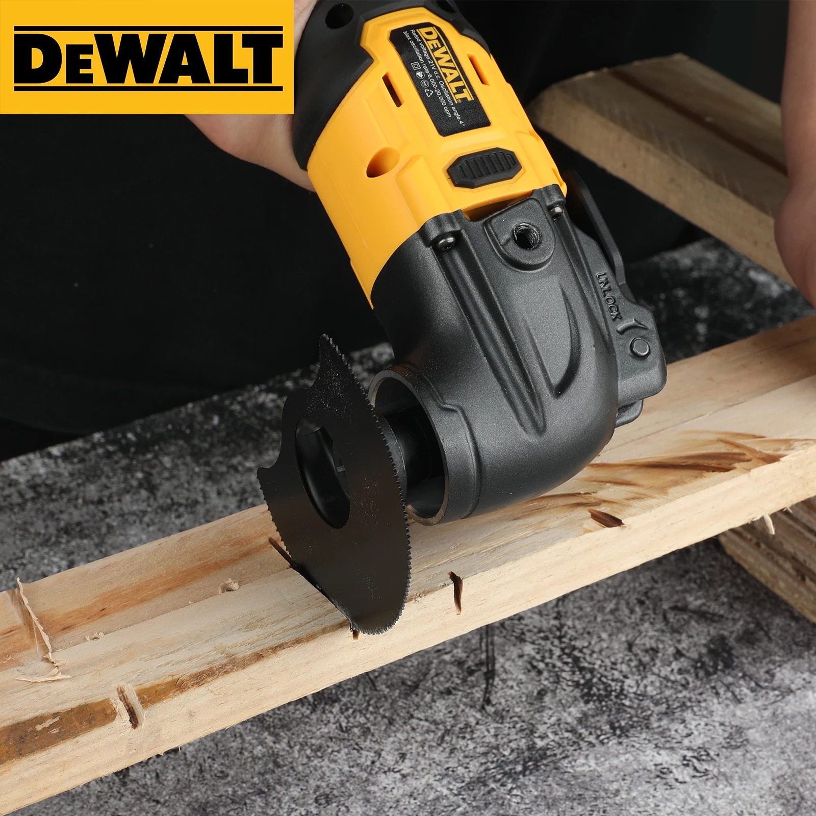 Grout Saw Removal - DEWALT 21V Brushless Cordless Oscillating Multi-Tool