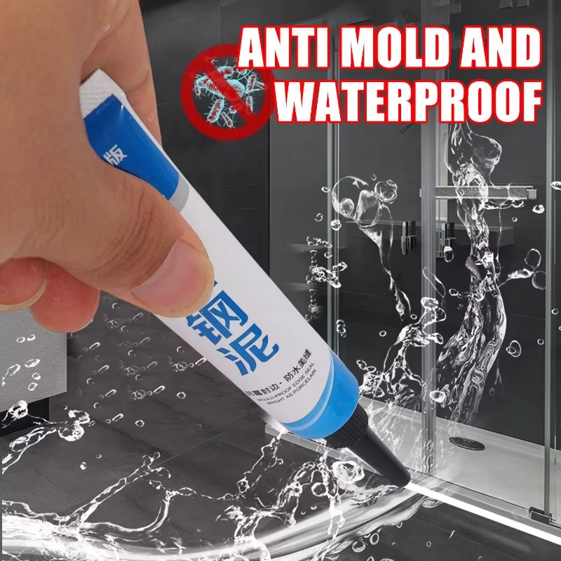 Bathroom Caulk Siliconized - 60ml Multipurpose Silicone Sealant Waterproof Caulk