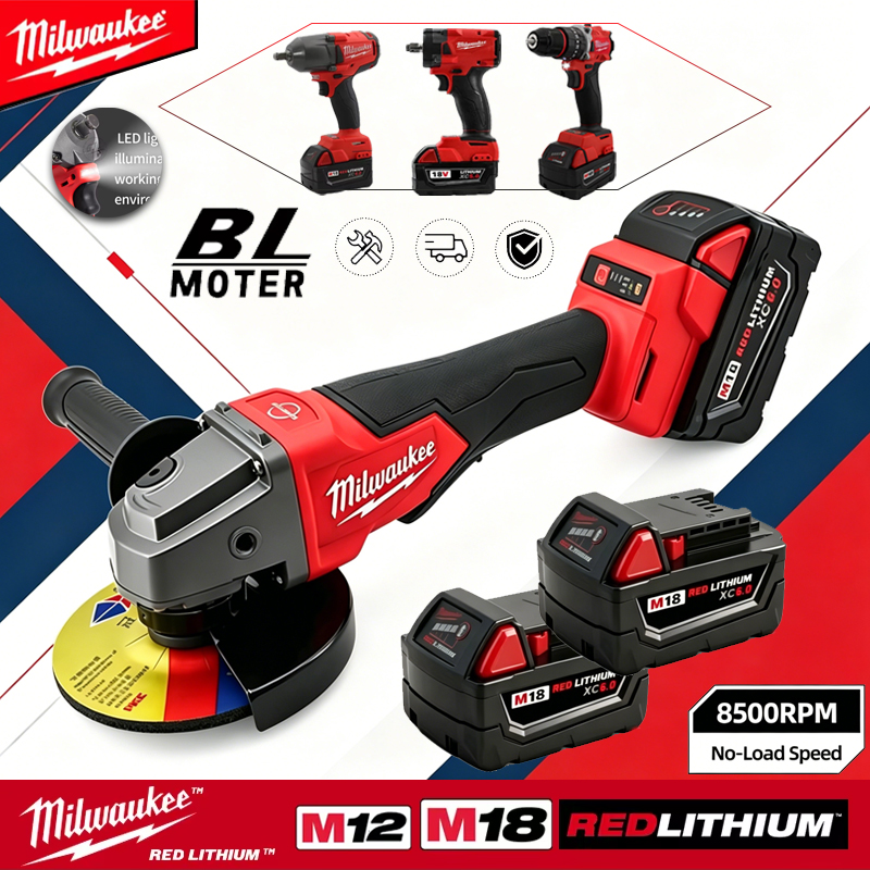 Power Drill Cordless - Milwaukee 18V Cordless Impact Drill, Brushless