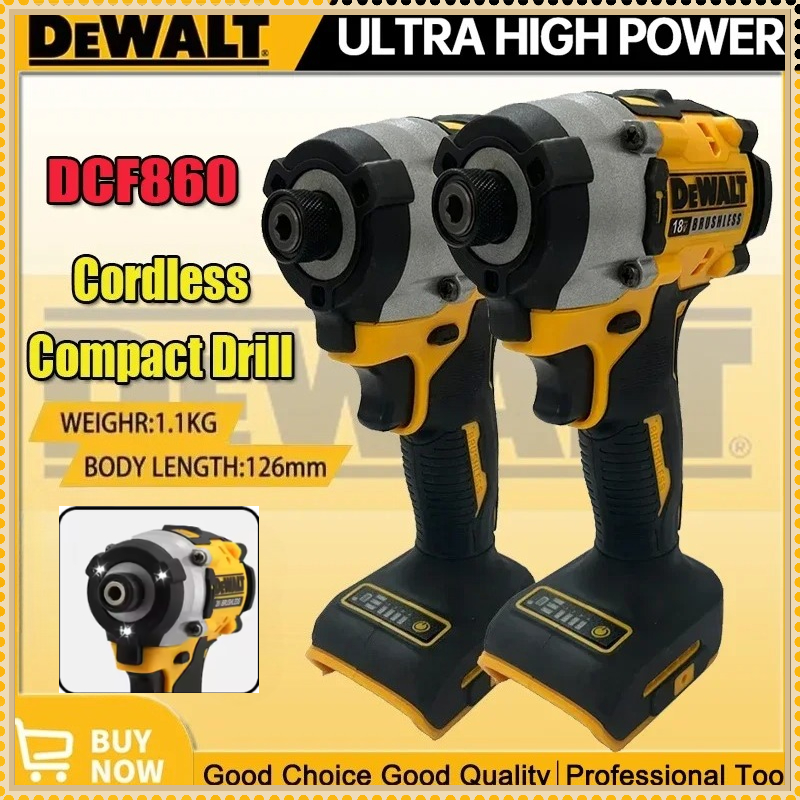 Power Drill Cordless - Dewalt DCF860 Brushless Electric Drill Screwdriver