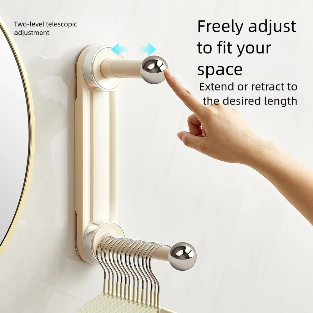 Home Improvement And Hardware - Suction Cup Clothes Hanger Storage Rack: