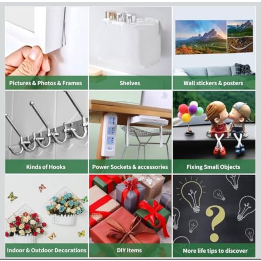 Double Sided Tape Heavy Duty,  - đánh giá và giá Picture Hanging Strip