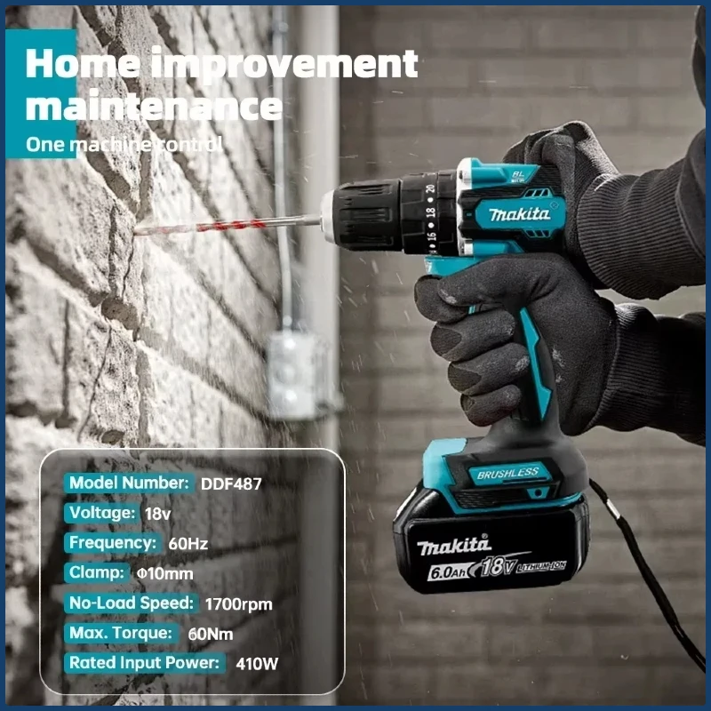 Makita DDF487 18V Electric Dri - đánh giá và giá Power Drill Cordless