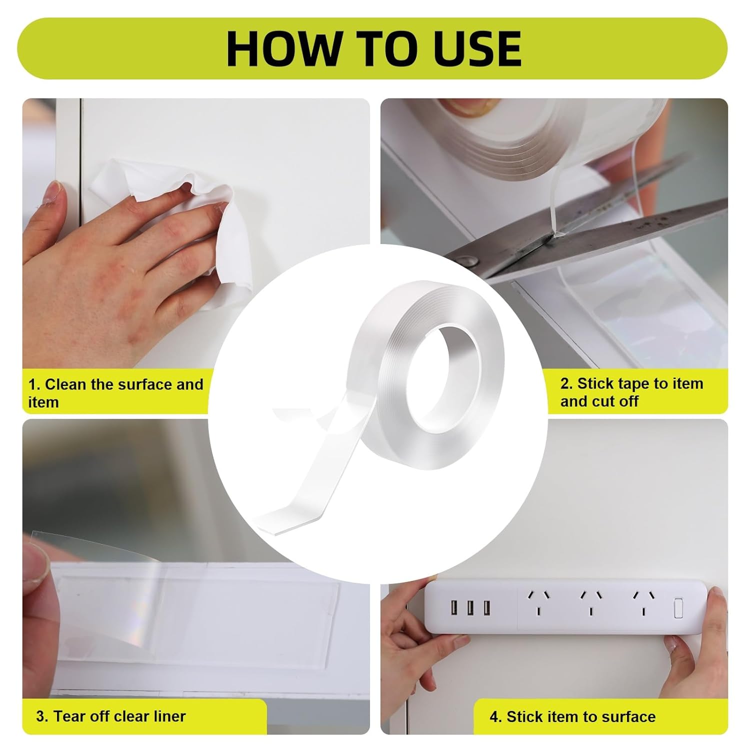 Double Sided Tape Heavy Duty 1 - đánh giá và giá Picture Hanging Strip