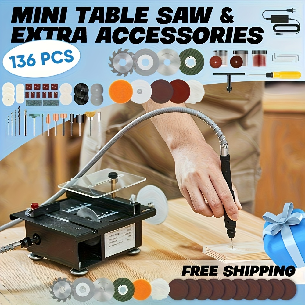 AUXTUR Mini Table Saw, Multifu - đánh giá và giá Power Drill Cordless