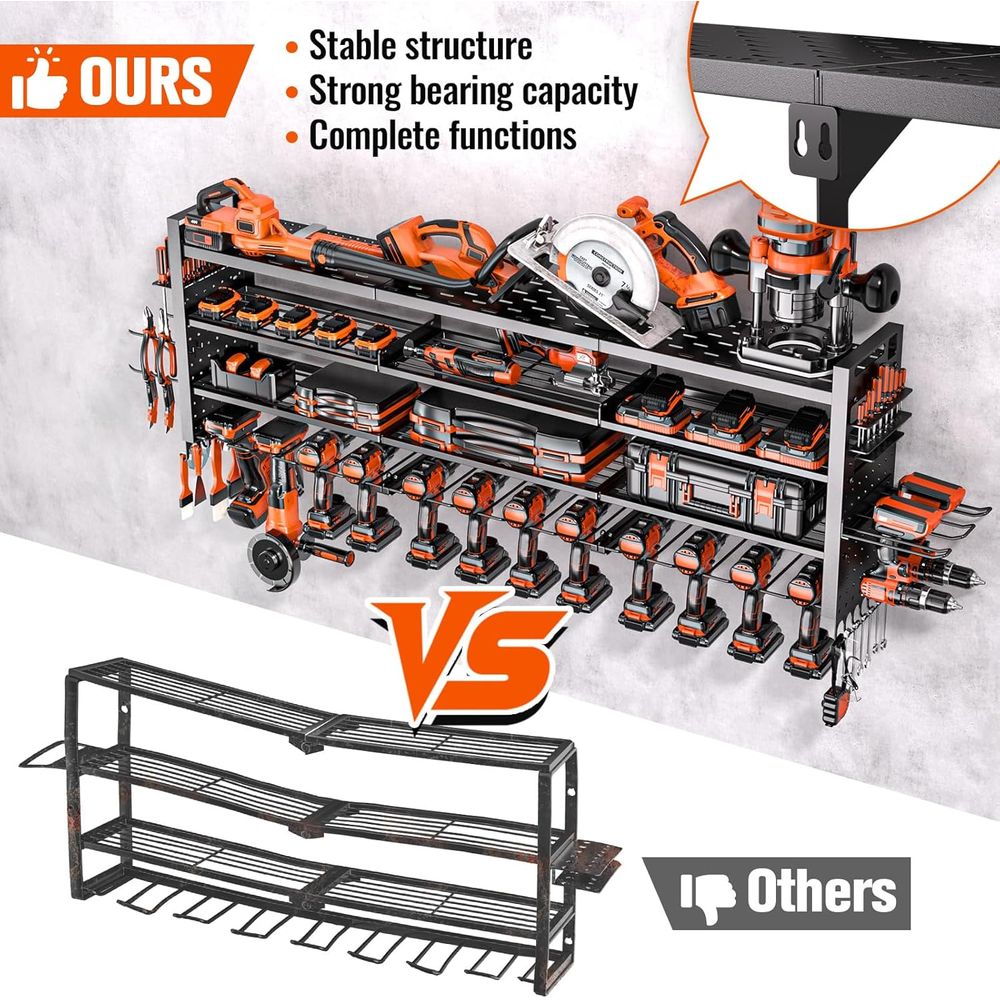 Large Power Tool Organizer Wal - đánh giá và giá Power Drill Cordless