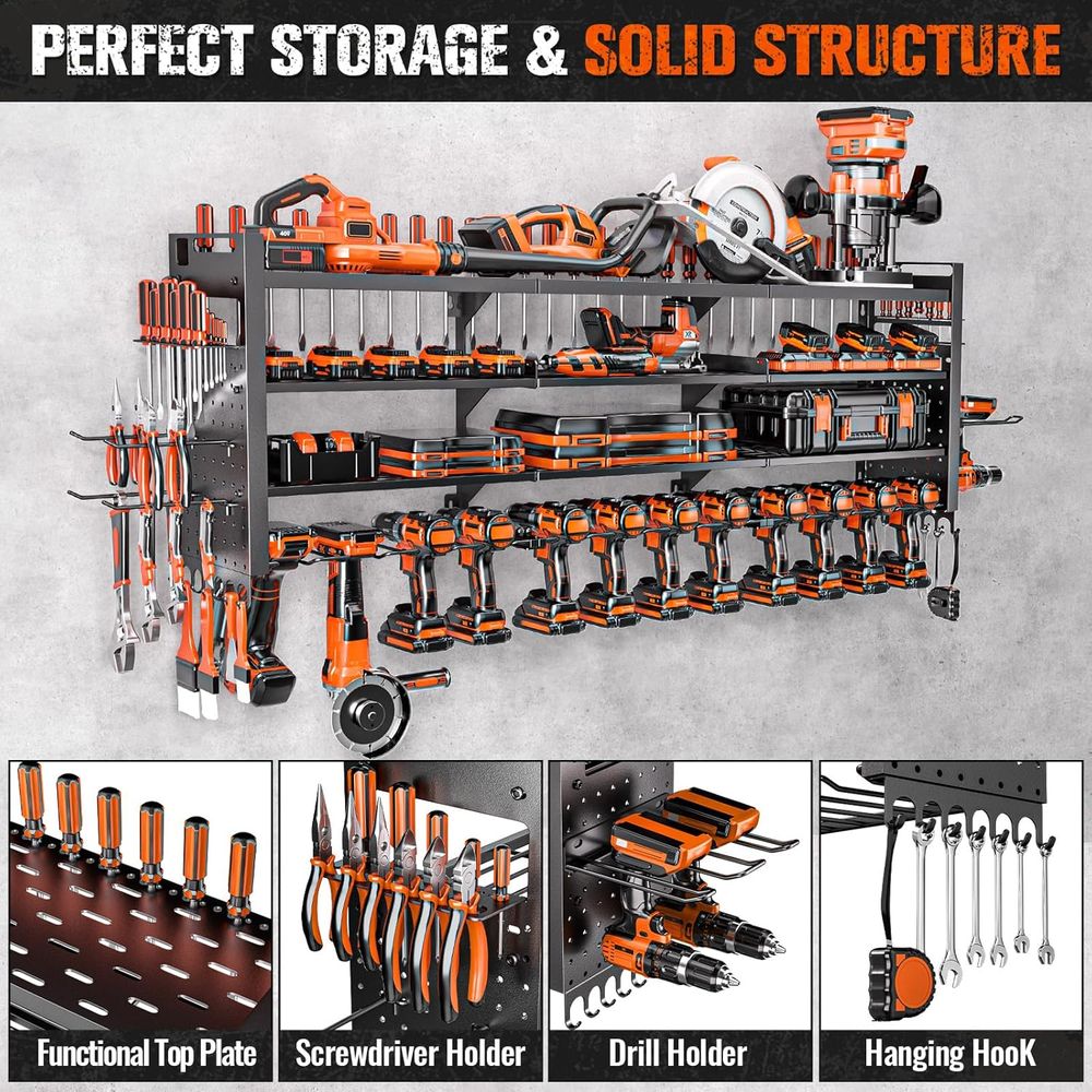 Large Power Tool Organizer Wal - đánh giá và giá Power Drill Cordless