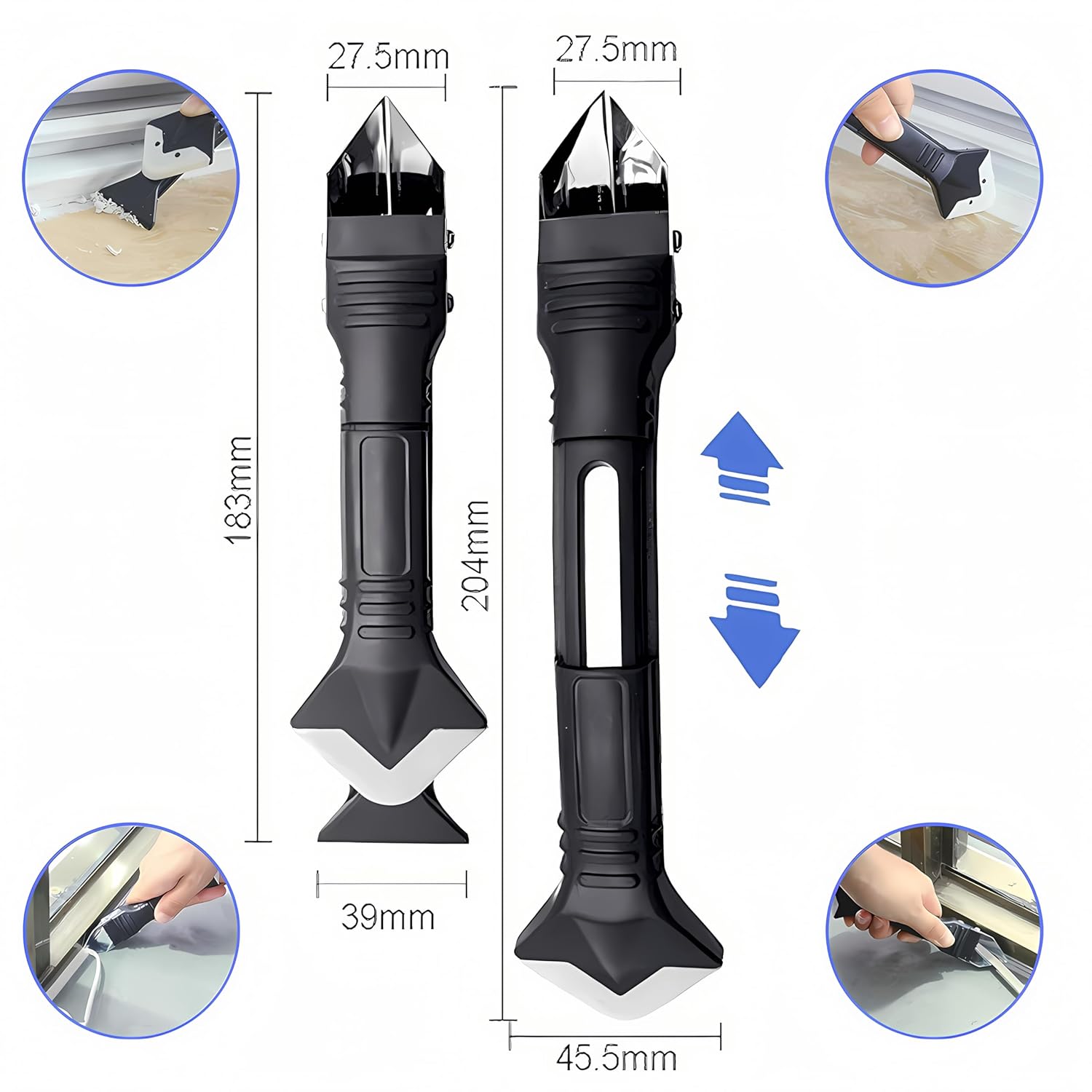 11Pcs Caulking Tools Kit, 3 in - đánh giá và giá Bathroom Caulk Siliconized
