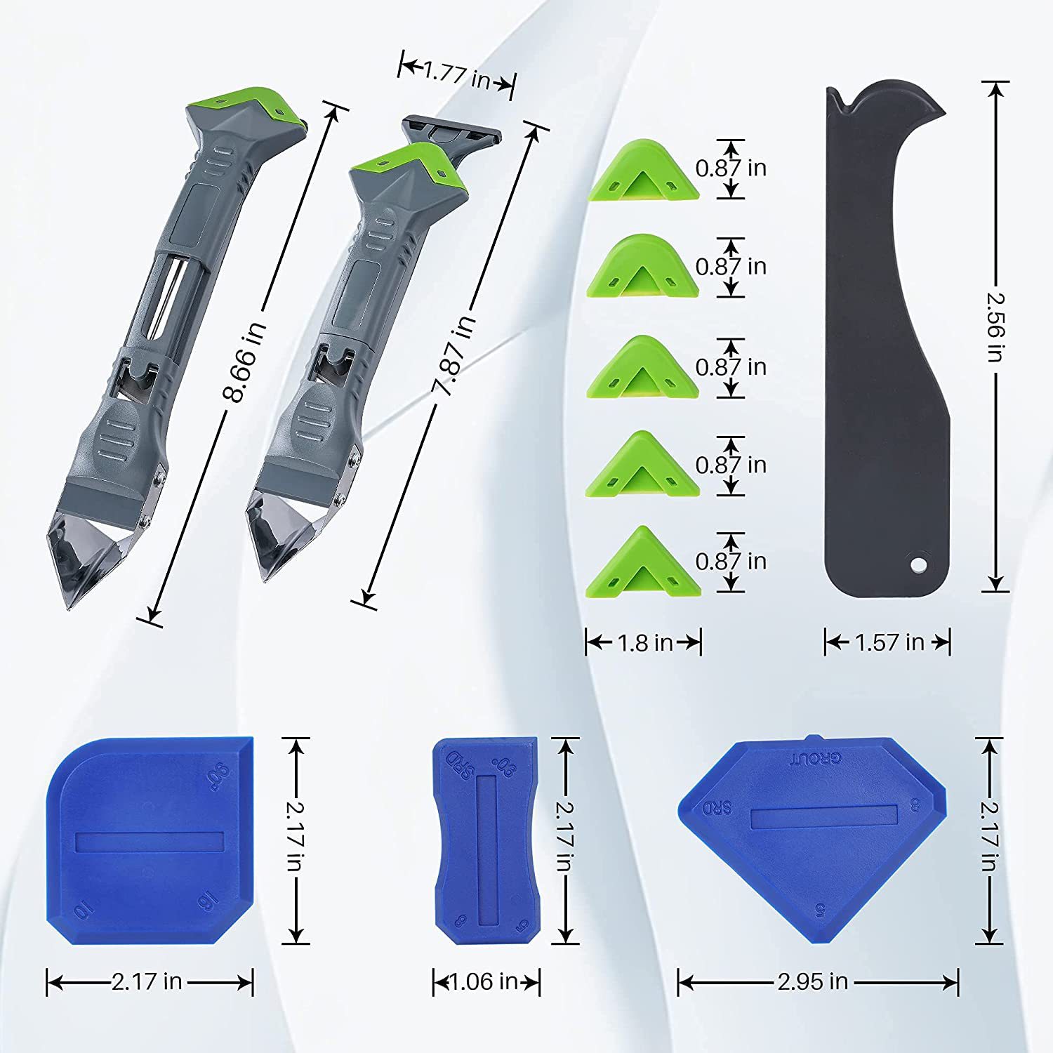 5 In 1 Silicone Caulking Tools - đánh giá và giá Bathroom Caulk Siliconized
