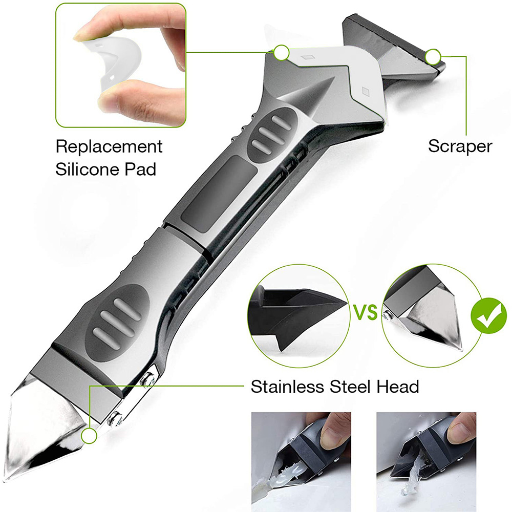 5 in 1 Silicone Caulking Tools - đánh giá và giá Bathroom Caulk Siliconized