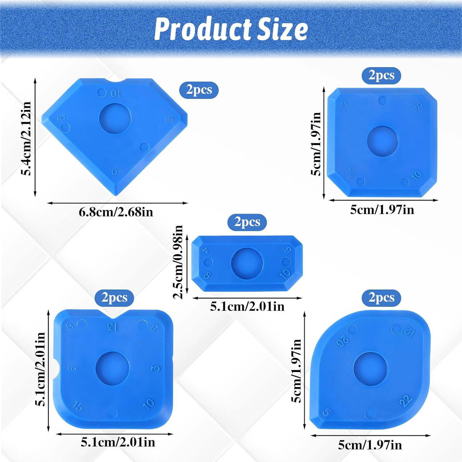 10 Pcs Silicone Caulking Tool  - đánh giá và giá Bathroom Caulk Siliconized