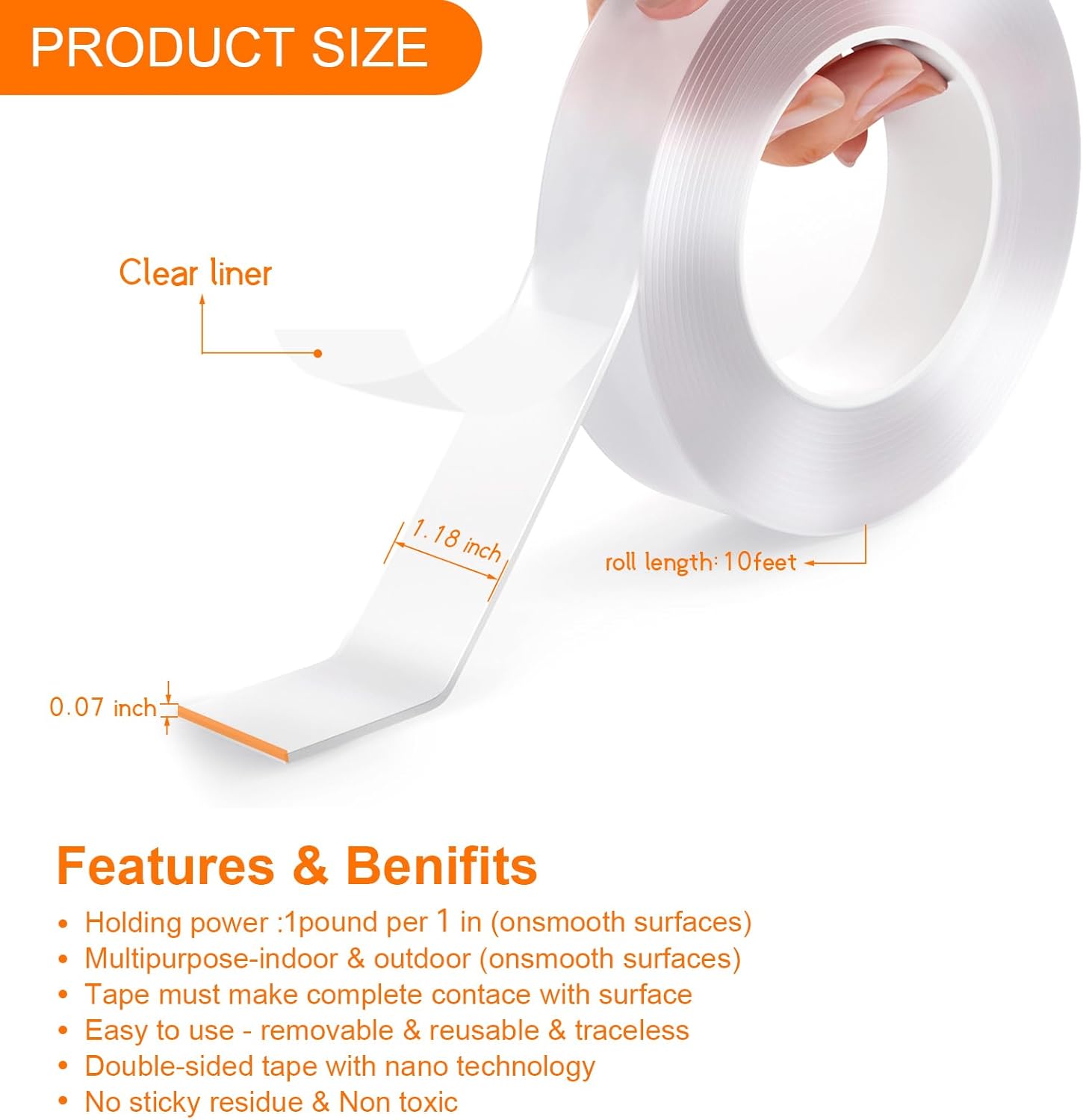 Double Sided Tape Heavy Duty,  - đánh giá và giá Picture Hanging Strip