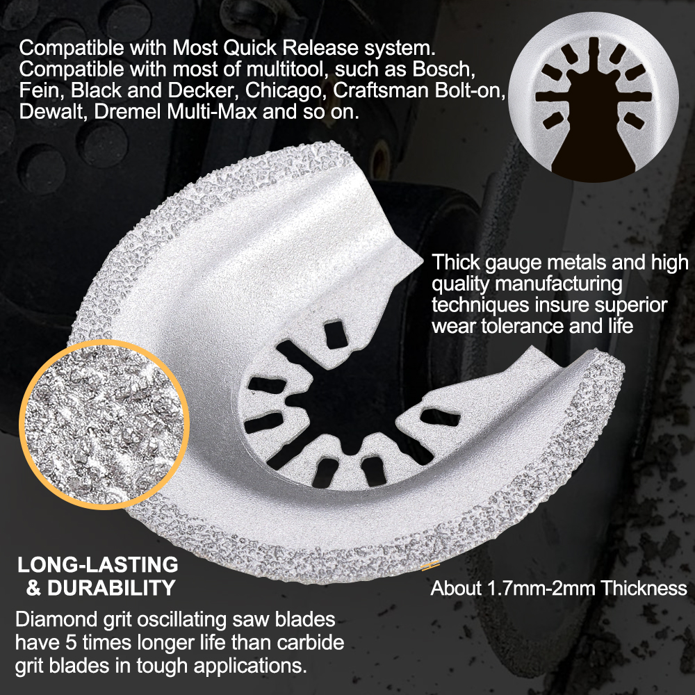 XCAN 1pc Diamond Semi Circle S - đánh giá và giá Grout Saw Removal
