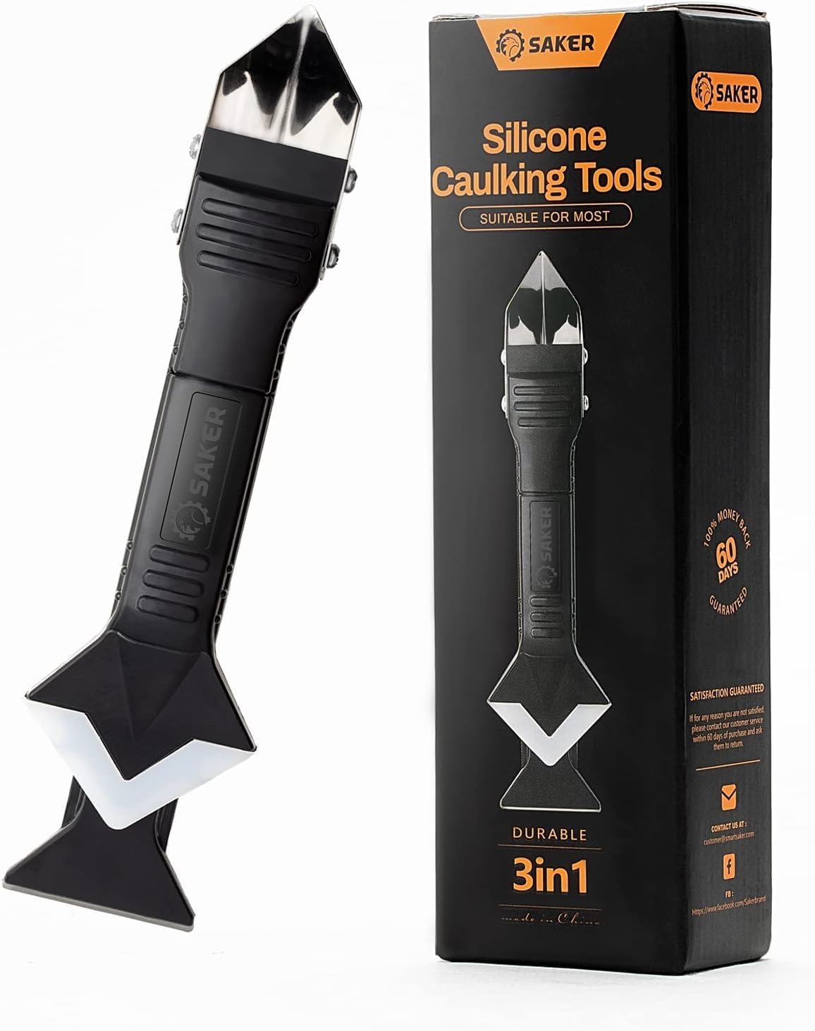 3-in-1 Silicone Caulking Tool: - đánh giá và giá Bathroom Caulk Siliconized