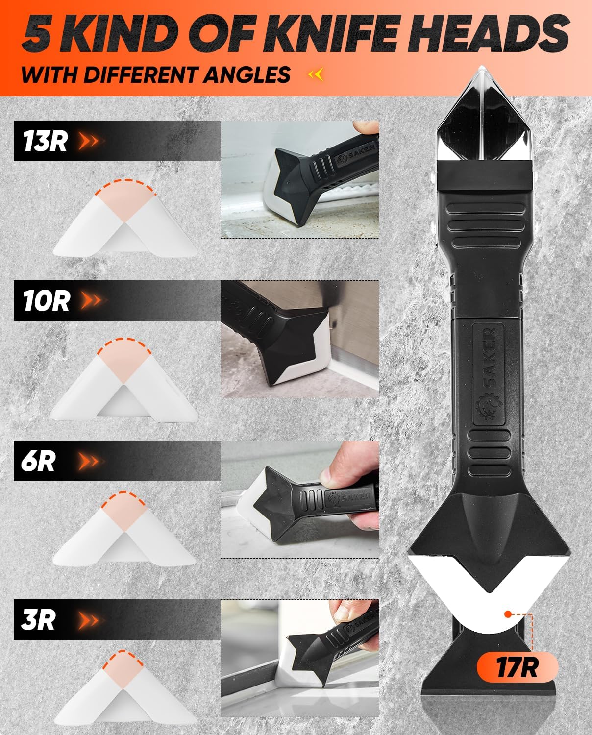 3-in-1 Silicone Caulking Tool: - đánh giá và giá Bathroom Caulk Siliconized