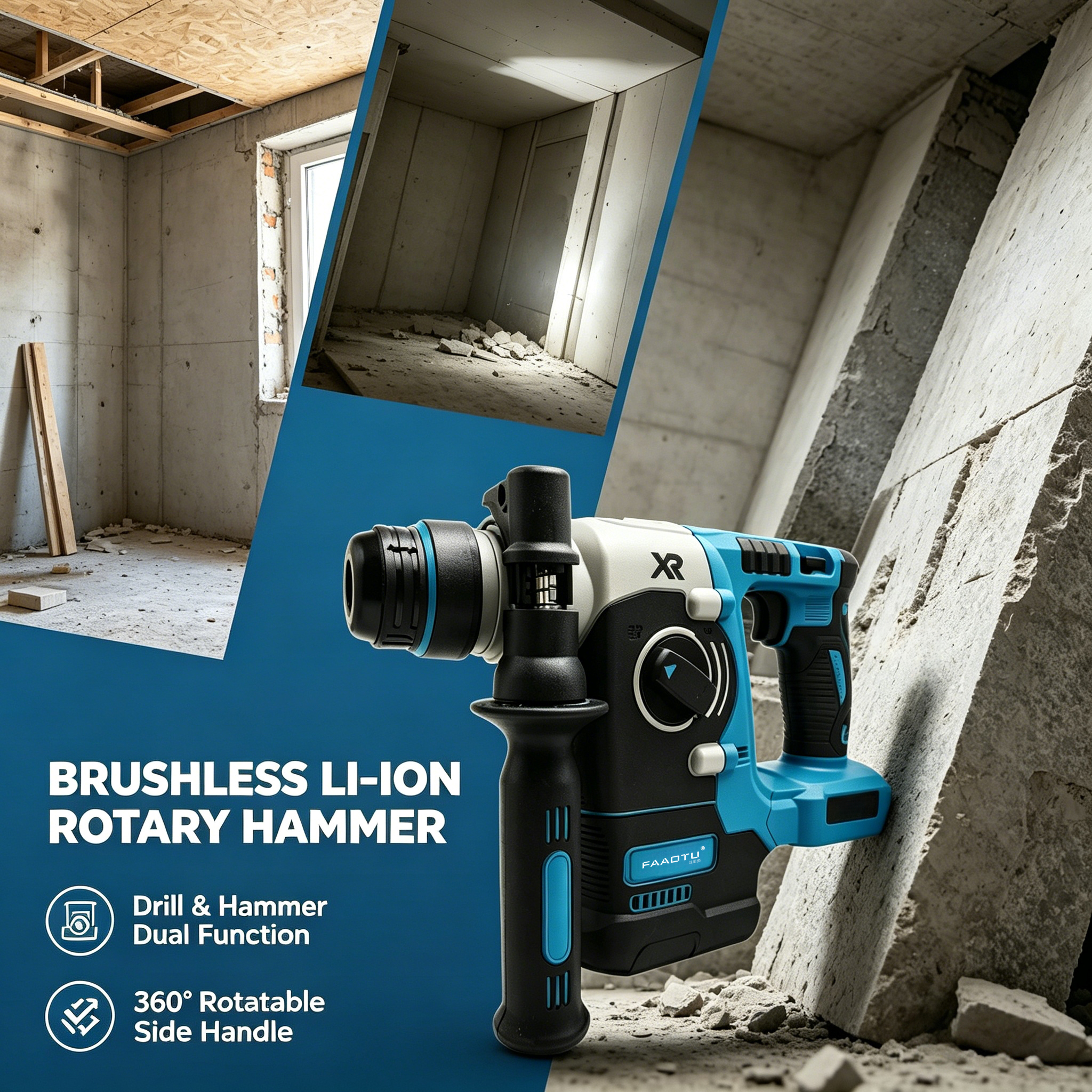 FAAOTU 273 Cordless Brushless  - đánh giá và giá Power Drill Cordless