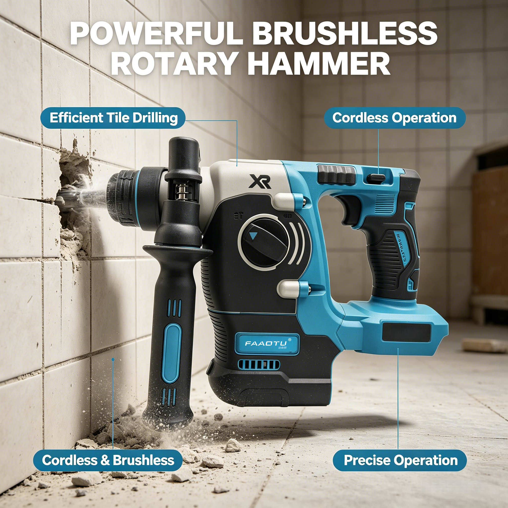 FAAOTU 273 Cordless Brushless  - đánh giá và giá Power Drill Cordless