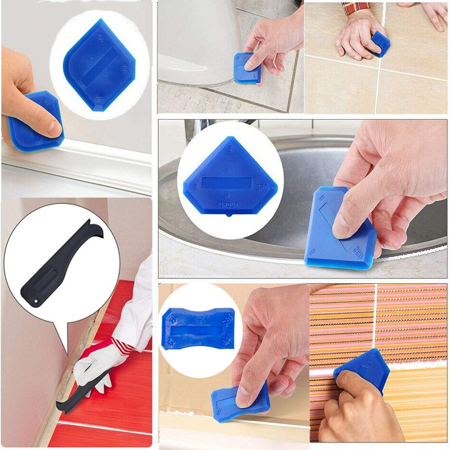 3 in 1 Silicone Caulking Tools - đánh giá và giá Bathroom Caulk Siliconized