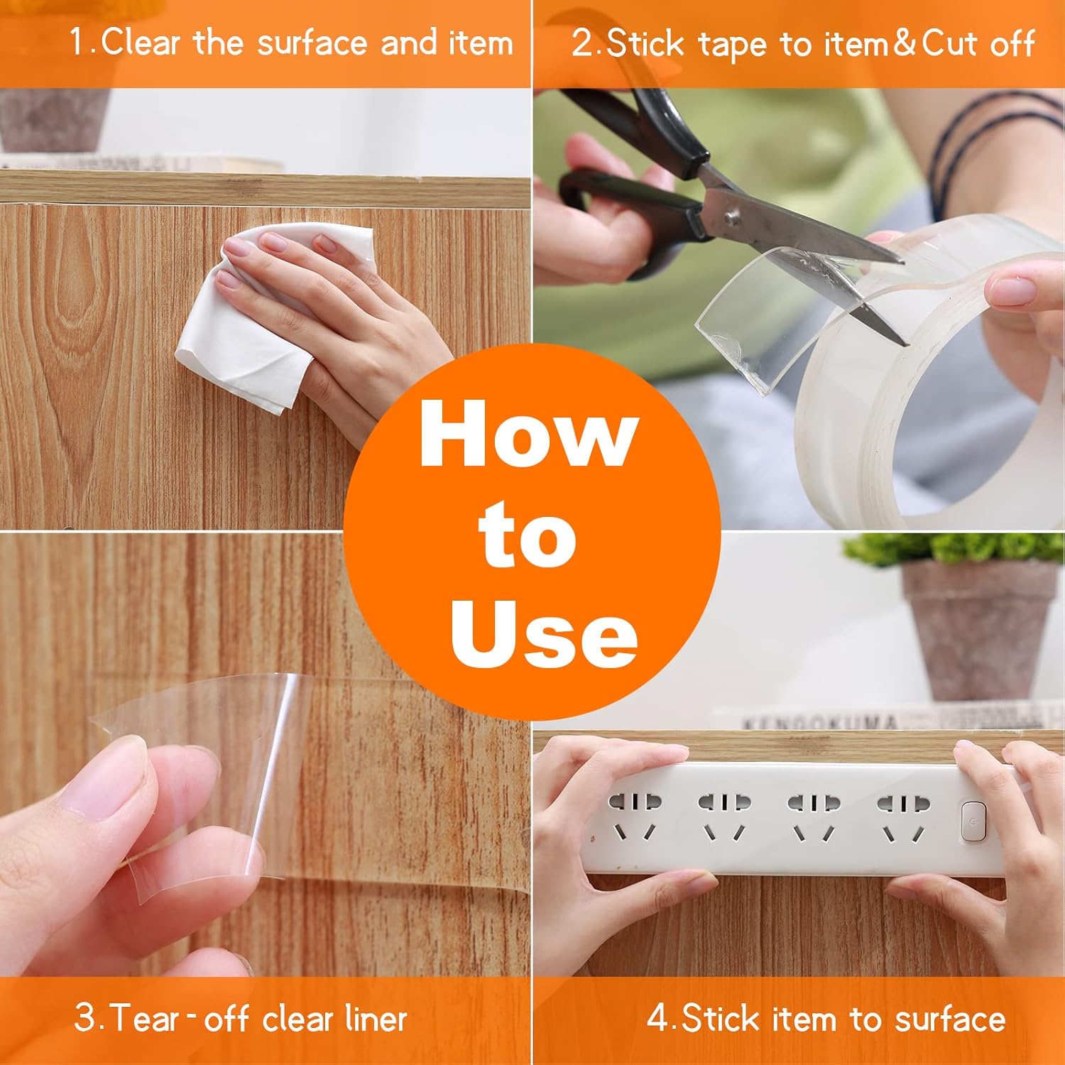 Extra Strong Nano Double Sided - đánh giá và giá Picture Hanging Strip